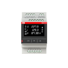 Monimittari DIN 3-vaihe, 400VAC 5A, lk 0,5S, Modbus TCP